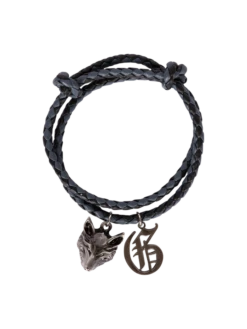 Icon Braided Leather Bracelet