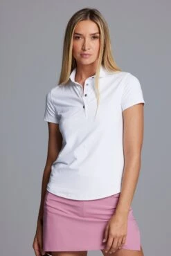 Scarlett Polo 36 Scarlett Polo -Greyson Clothiers Shop FRONT LSP22B05 ROSEQUARTZ LSP22K11 ARCTIC 3889