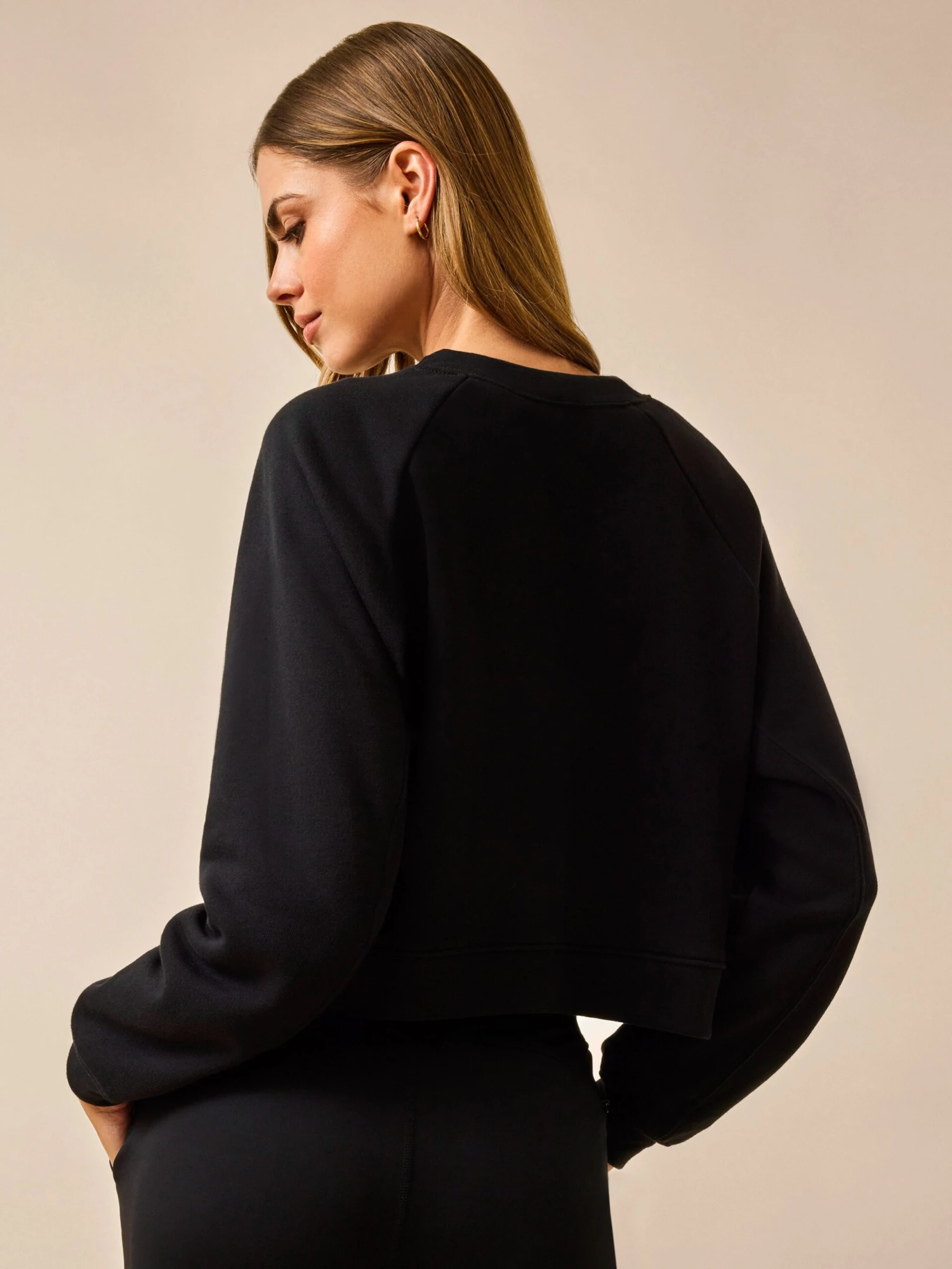 Greyson Script Cropped Crew Neck 2 Greyson Script Cropped Crew Neck - Image 2