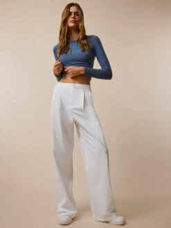 Phoenix Wide Leg Trouser 13 Phoenix Wide Leg Trouser -Greyson Clothiers Shop LSP24B83 100 7170 FULL