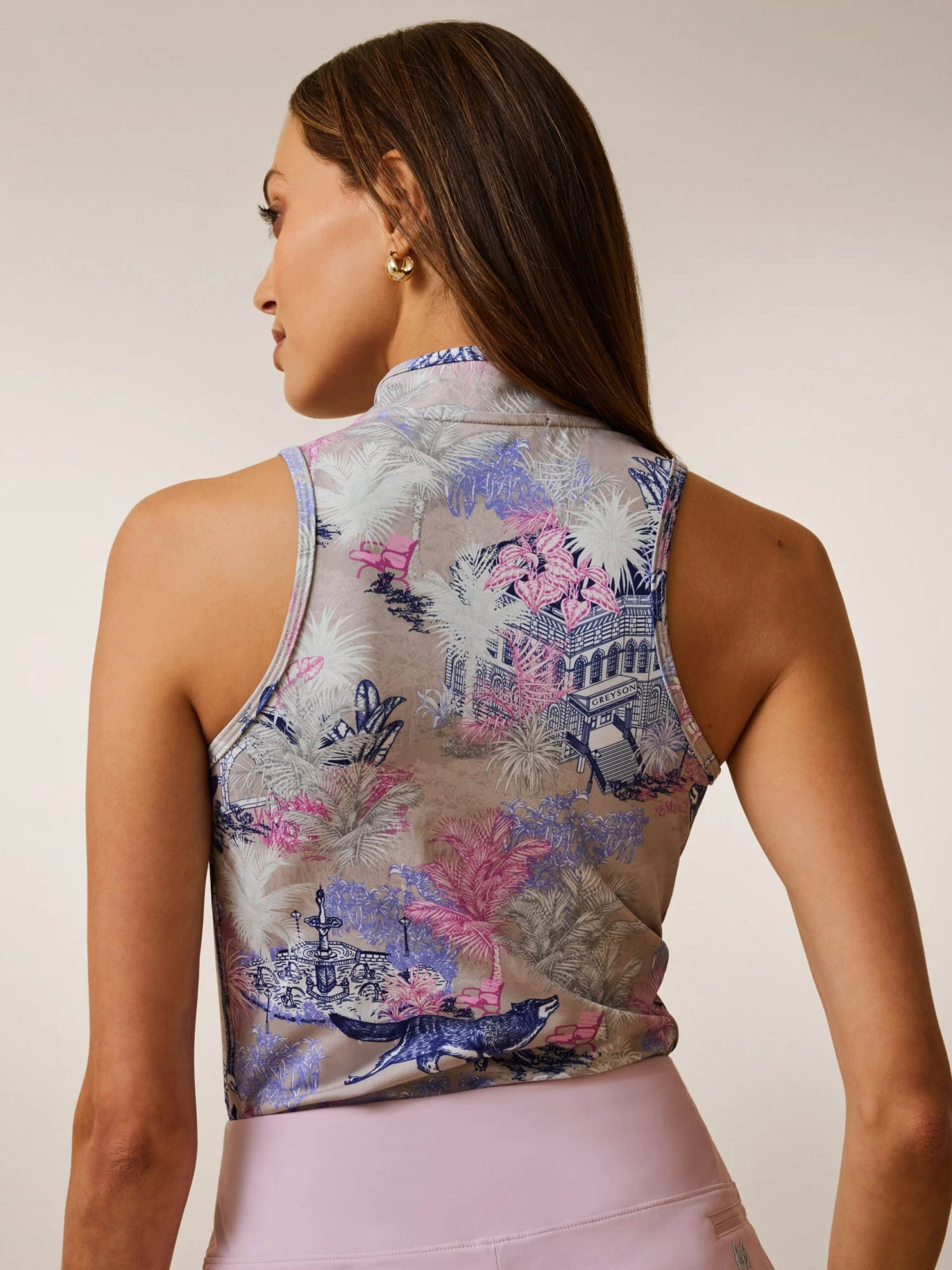 Savannah Nights Sleeveless Vesta Mock Neck Top 3 Savannah Nights Sleeveless Vesta Mock Neck Top - Image 3