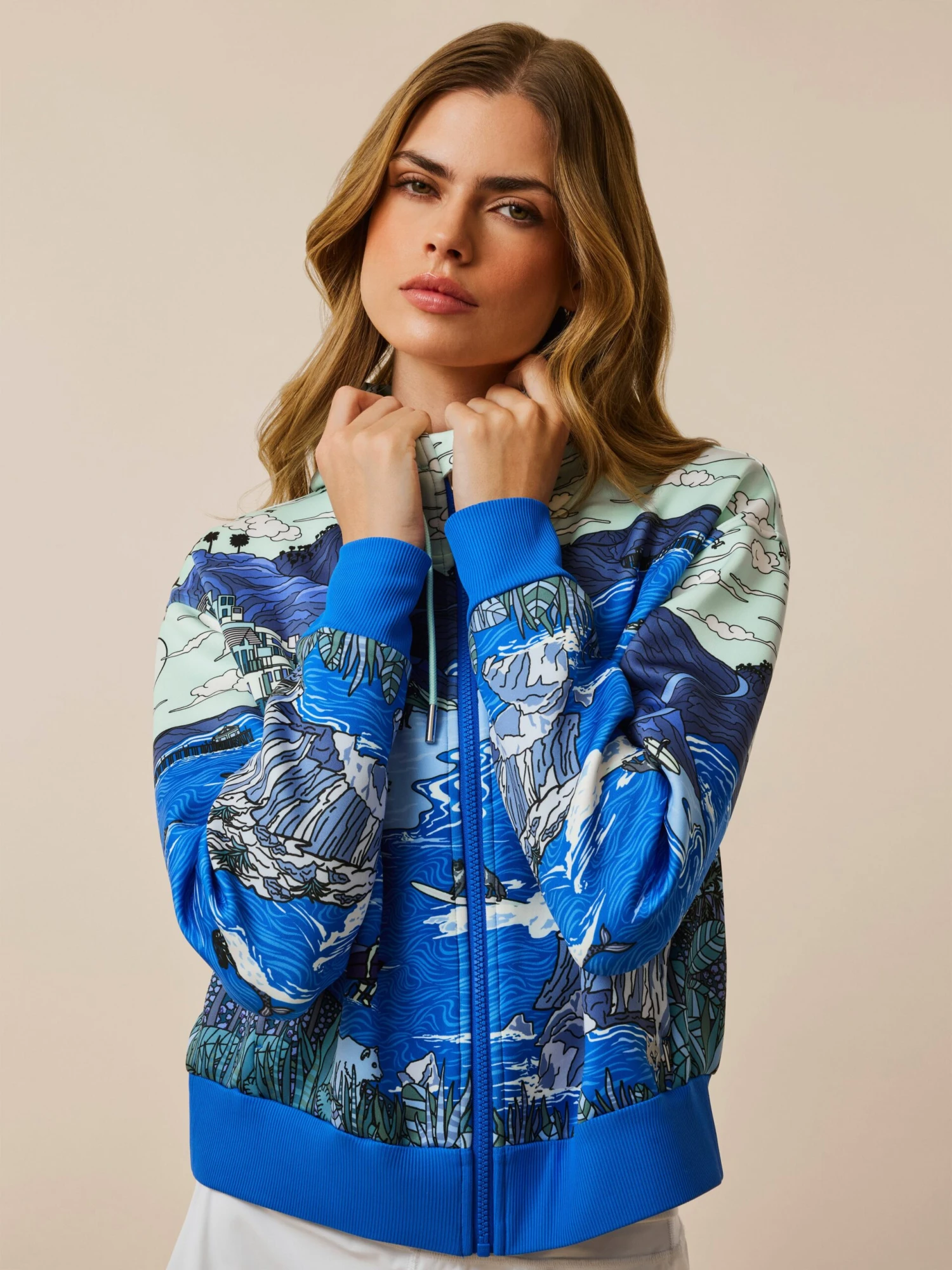 Coastal Dream Full-Zip Hoodie 3 Coastal Dream Full-Zip Hoodie - Image 3