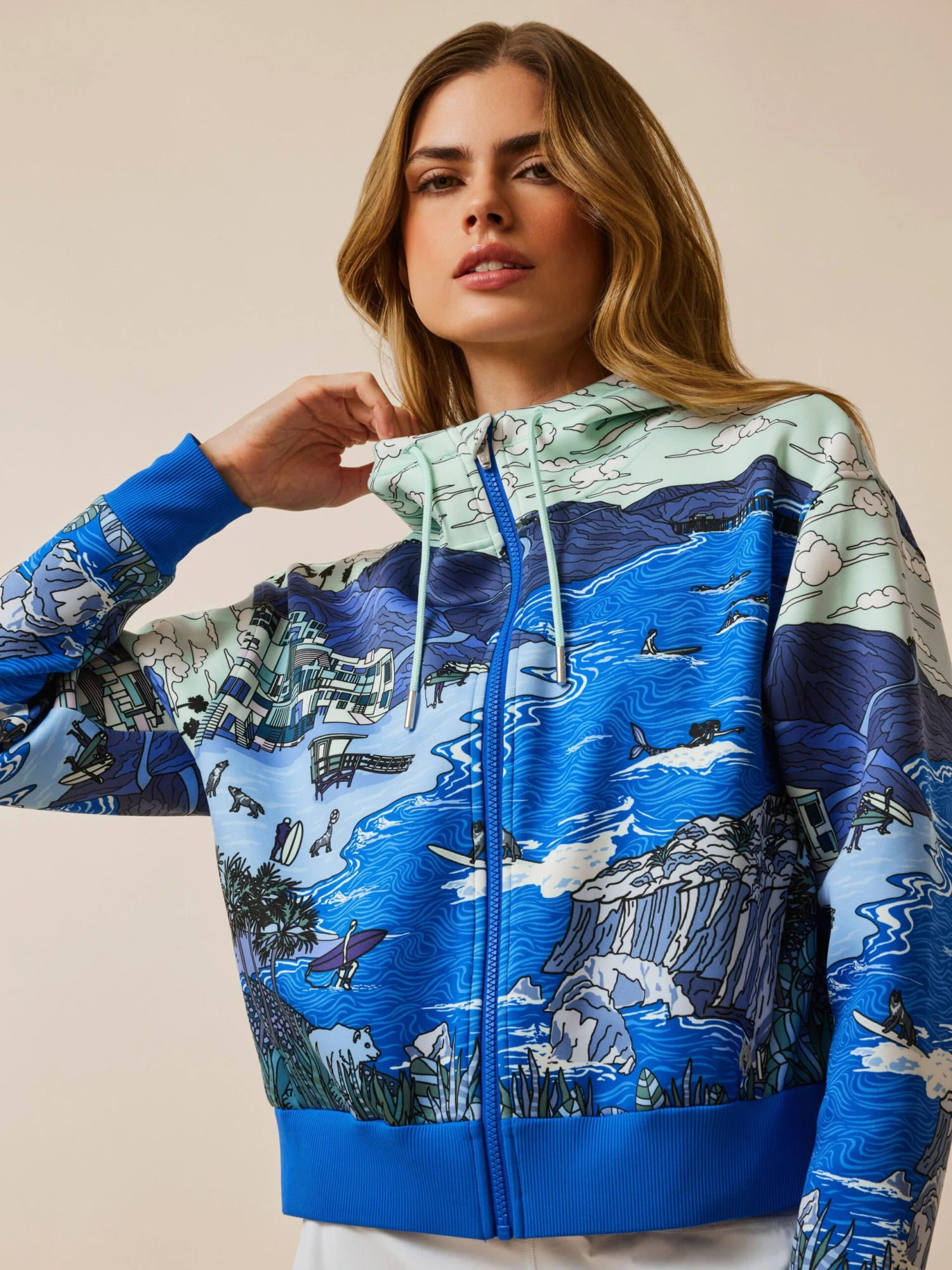 Coastal Dream Full-Zip Hoodie 1 Coastal Dream Full-Zip Hoodie