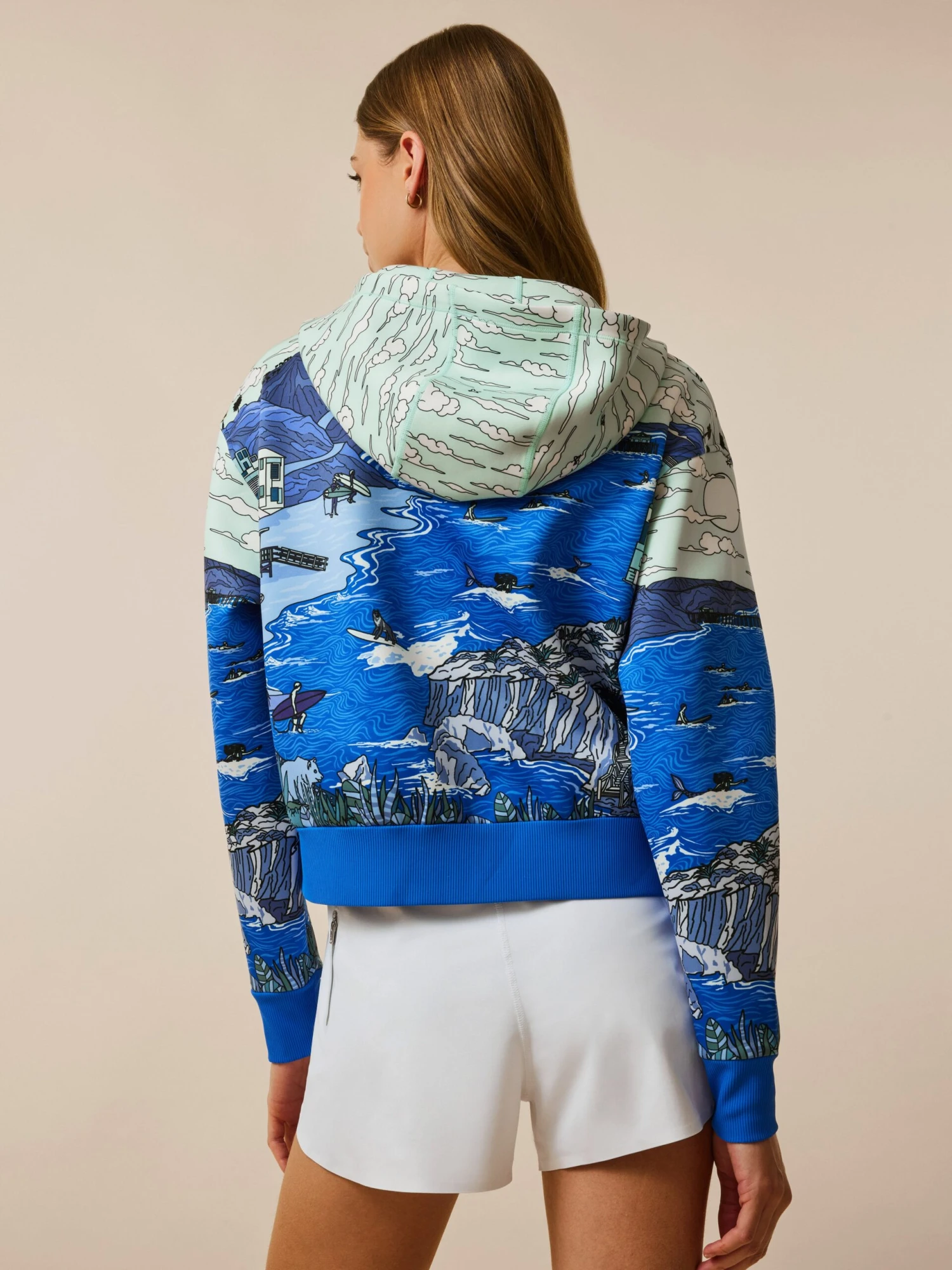 Coastal Dream Full-Zip Hoodie 4 Coastal Dream Full-Zip Hoodie - Image 4