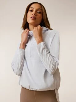 Wind Half Zip Hoodie -Greyson Clothiers Shop LSP24O49 100 0291 FRONT