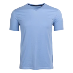 Spirit V Neck Tee (Wolf Blue)