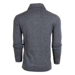 Narragansett Shawl Sweater -Greyson Clothiers Shop MFA22S74 DARKGREYHEATHER 2