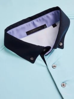 First Tracks Polo -Greyson Clothiers Shop MFA23K16 335 Detail1 3335