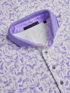 Highland Curiosities Polo -Greyson Clothiers Shop MFA23K44 100 Detail1 1418