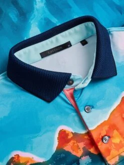 Painted Mountain Polo -Greyson Clothiers Shop MFA23K60 335 Detail1 3070
