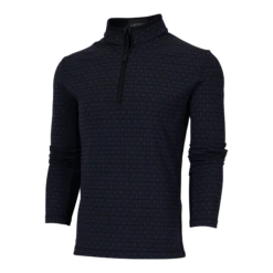 Monogram Jacquard Quarter-Zip -Greyson Clothiers Shop MFA23K92A 390 2