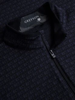 Monogram Jacquard Quarter-Zip -Greyson Clothiers Shop MFA23K92A 390 Detail1 1277