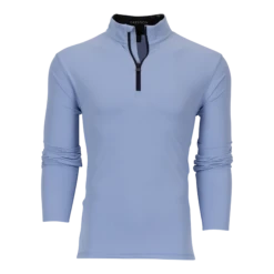 Tate Mockneck Quarter-Zip (Heron)