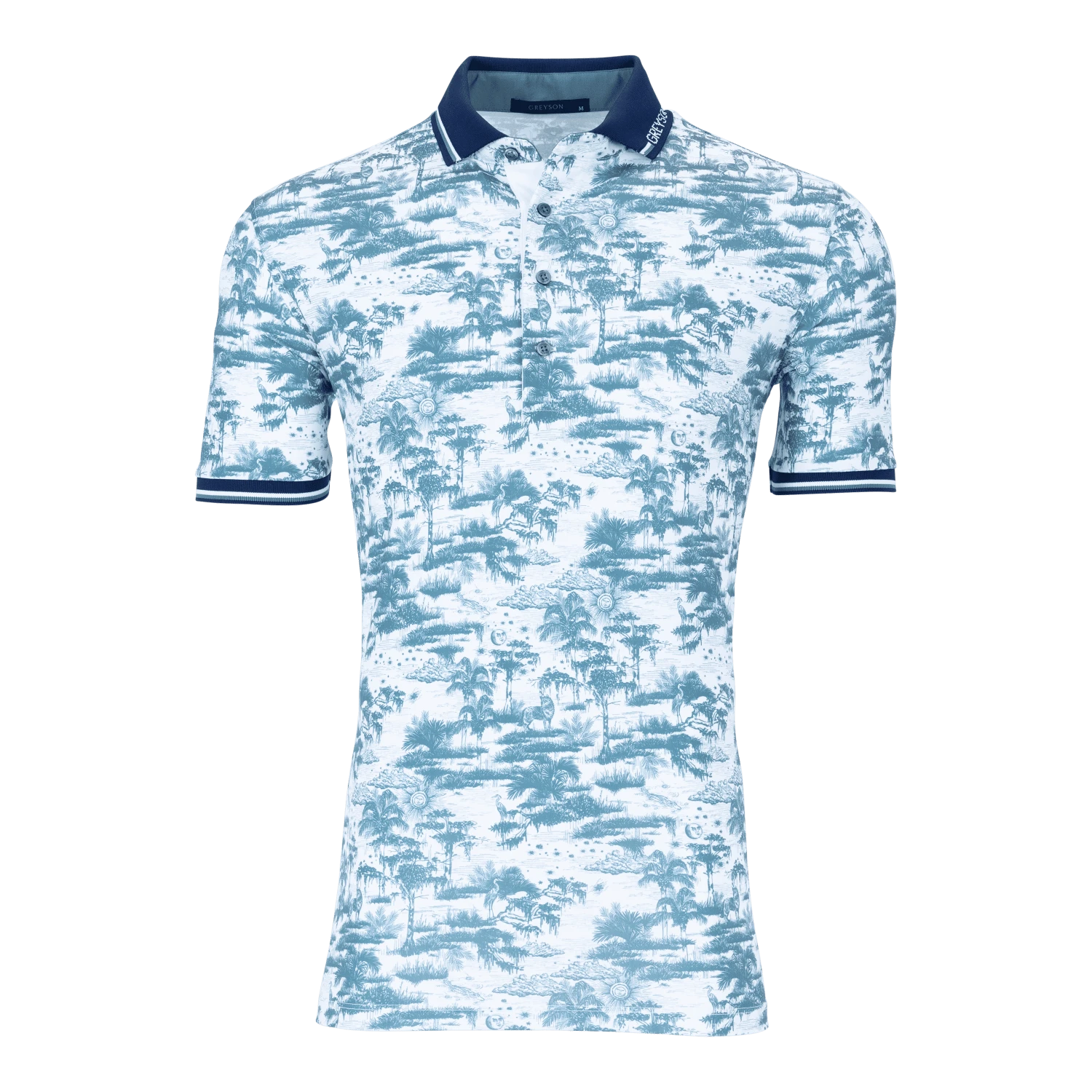 Mystic Marsh Toile Polo 1 Mystic Marsh Toile Polo
