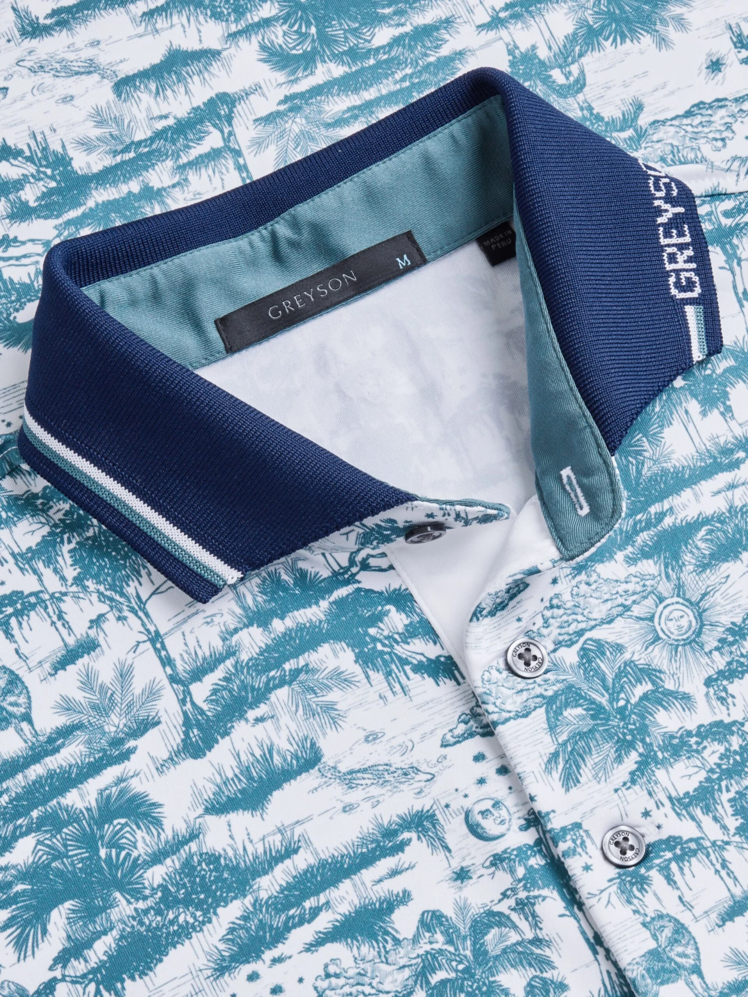 Mystic Marsh Toile Polo 3 Mystic Marsh Toile Polo - Image 3