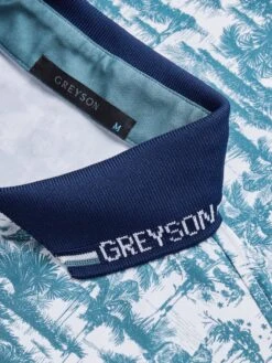 Mystic Marsh Toile Polo 9 Mystic Marsh Toile Polo -Greyson Clothiers Shop MSP24K24 100 Detail3 1962