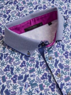 Tulum Symbols Polo -Greyson Clothiers Shop MSP24K27 100 Detail1 0382