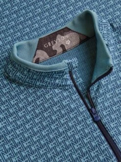 Monogram Jacquard Quarter-Zip -Greyson Clothiers Shop MSP24K92A 714 Detail1 0689