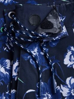 Dark Floral Indian Wells Swim Short -Greyson Clothiers Shop MSP24T19B 417 Detail1 1583