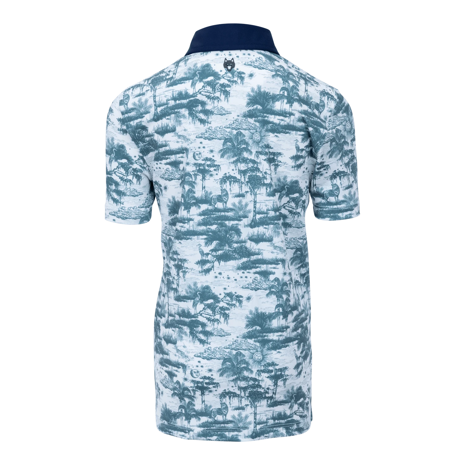 Boy's Mystic Marsh Toile Polo 2 Boy's Mystic Marsh Toile Polo - Image 2